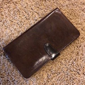 Vintage coach leather wallet